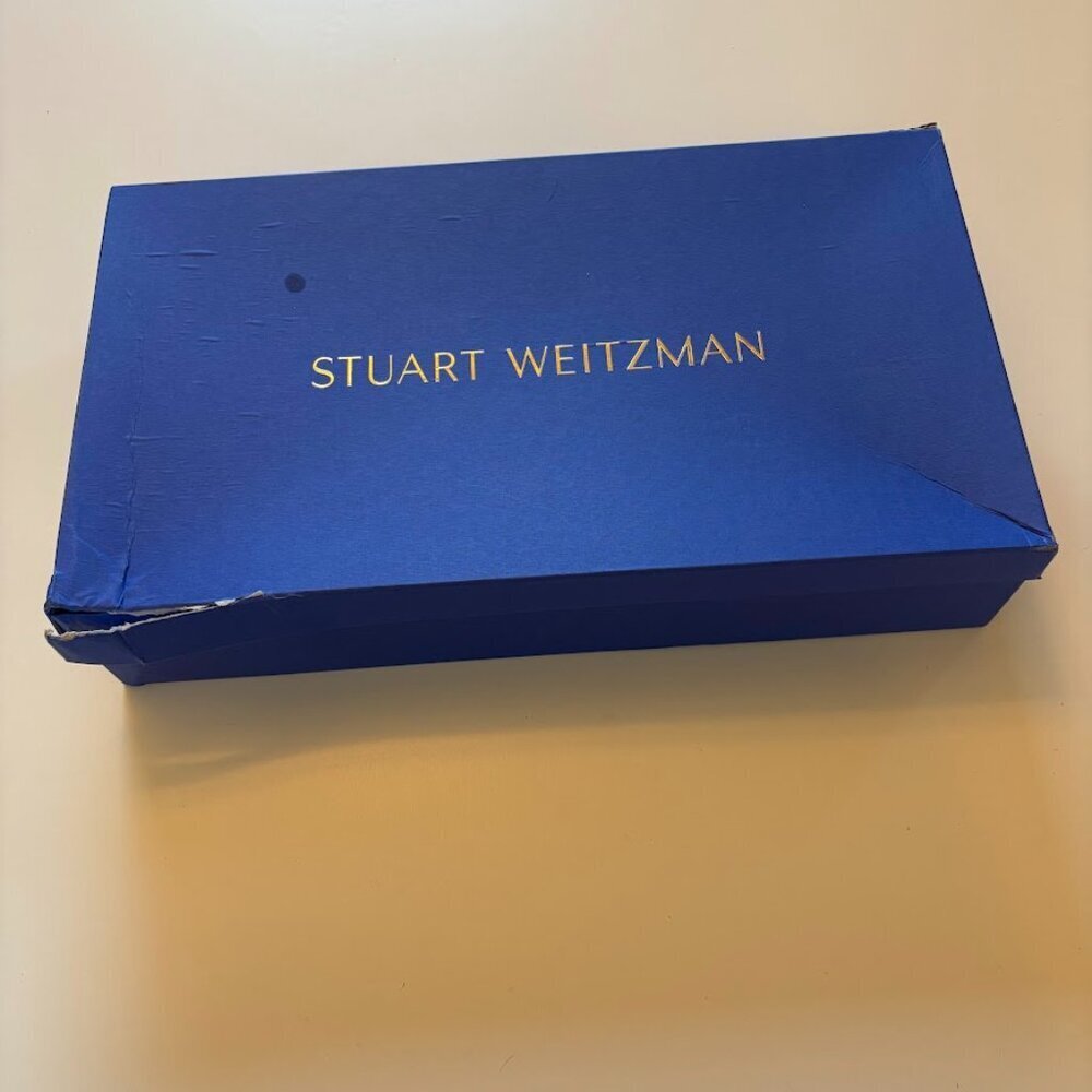 NIB Stuart Weitzman GENNA 60 CITY BOOT Over The Knee Block Heel Black - Picture 12 of 14